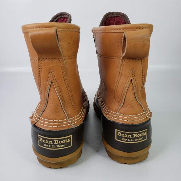 LL Bean Men’s 8 Gore Thinsulate Duck Hunting Boots Brown Leather USA main image 11